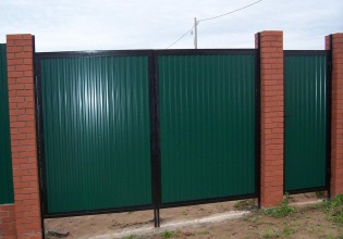 Забор с воротами и калиткой 50 метров
