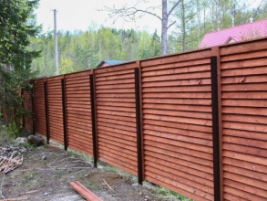 Деревянный забор елочка 80 метров