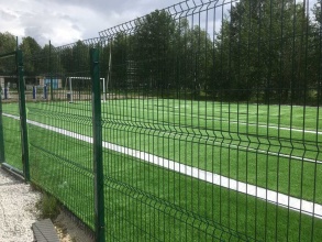 Забор на спортивную площадку 55 метров